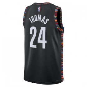 Camiseta Hombre Brooklyn Nets Cam Thomas 2025-26 Nike City Edition Negro Swingman